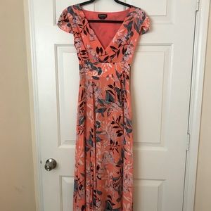 Bebe Floral Maxi Dress